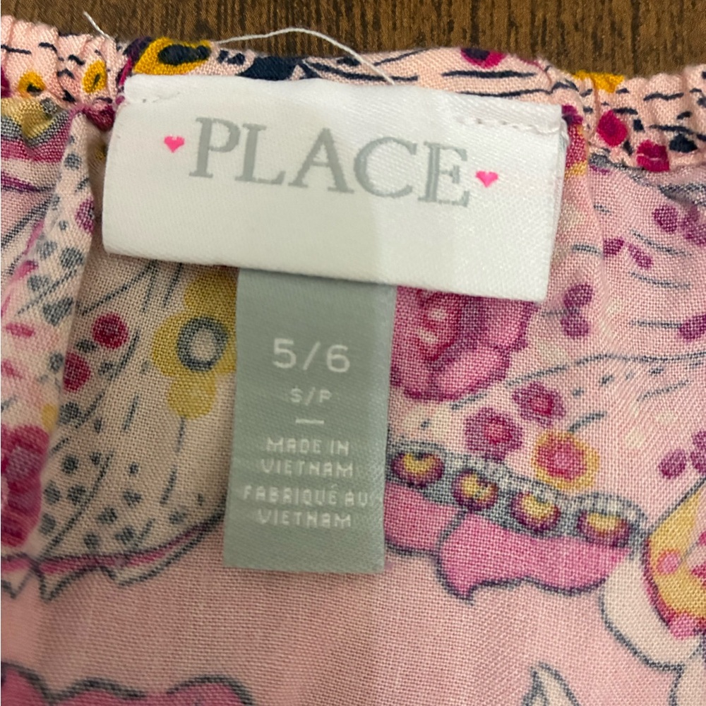 Girl’s Small Children’s Place Butterfly Romper - Picture 4 of 5